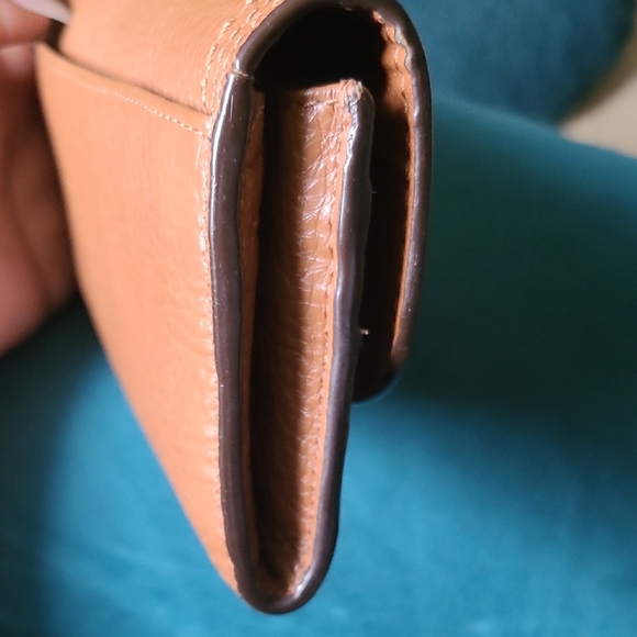 Coach Tan Leather Wallet Smooth Finish - Picture 9 of 9